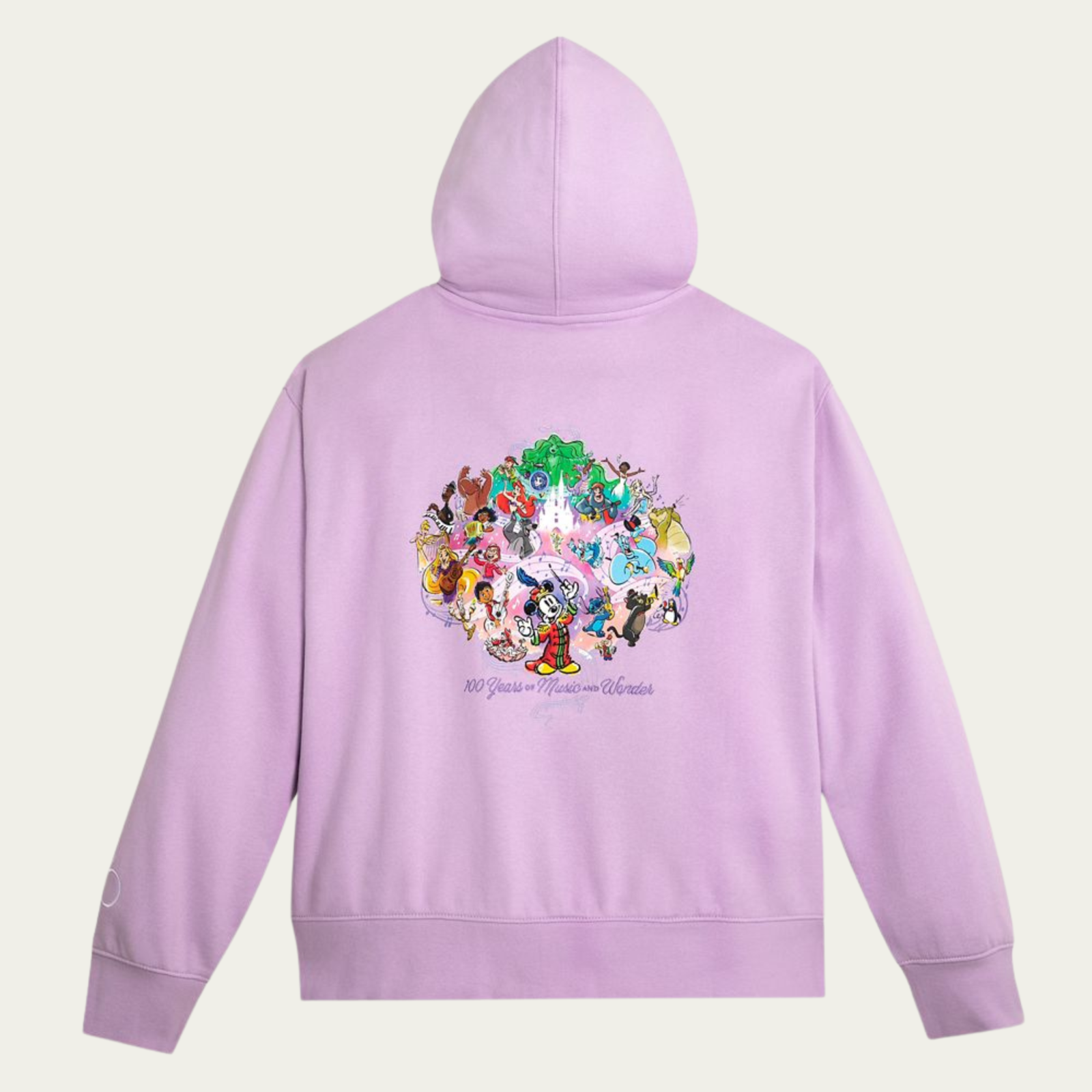 NWT Disney100 Mickey Mouse Zip Hoodie sz Small Special Moments Anniversary