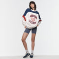 NWT Anine Bing x Reebok Oversized Sweatshirt | Colorblock | Size Large