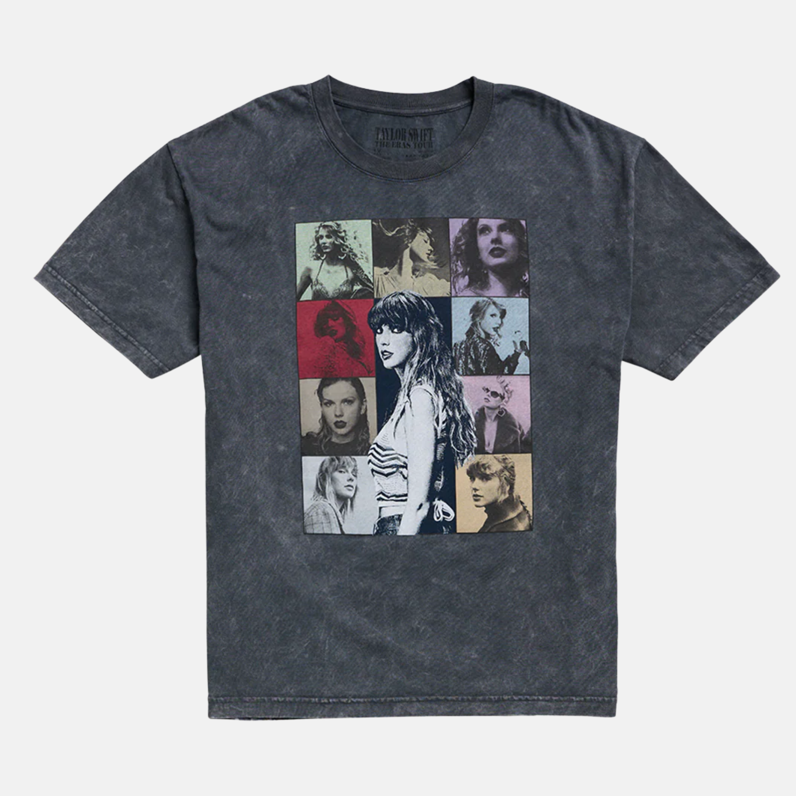 NWT Taylor Swift THE ERAS TOUR ORIGINAL US DATES Mineral Wash Gray Tee sz 3XL