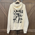 Taylor Swift THE ERAS TOUR Beige Hoodie NEW size Small RARE Merch Black Logo