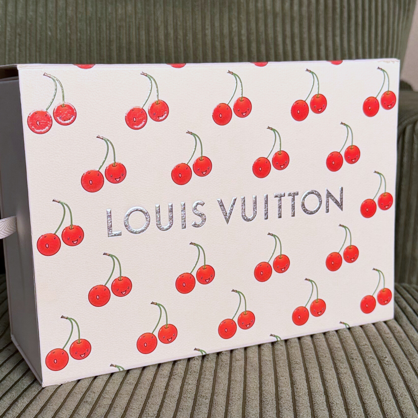Louis Vuitton Takashi Murakami Cherry Empty Gift Box Shoebox LV x TM 2025