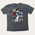 NEW Taylor Swift THE ERAS TOUR Mineral Wash Gray Short Sleeve T-Shirt size Large