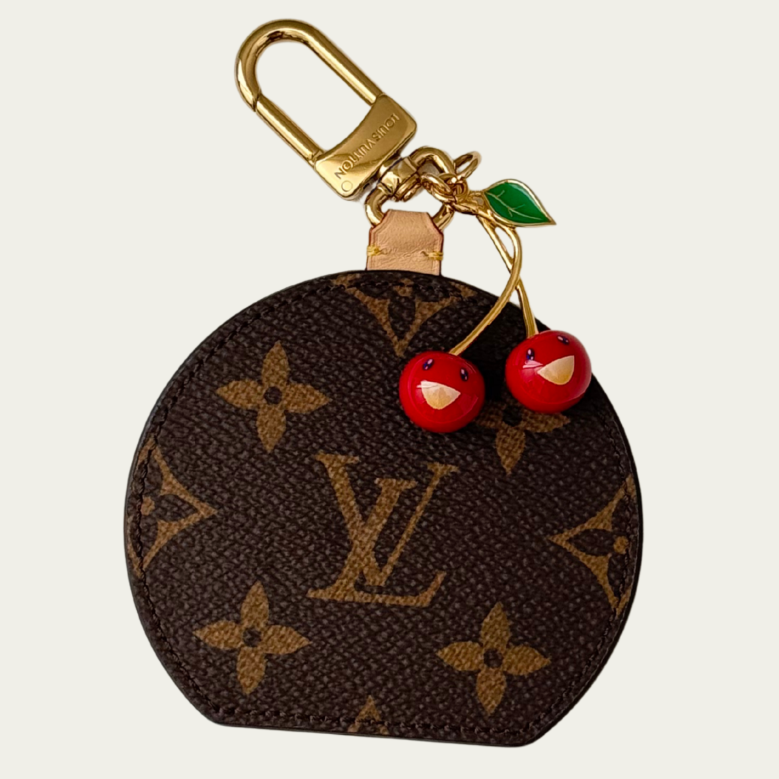 NEW Louis Vuitton x Takashi Murakami CERISE LV Mini Mirror Bag Charm M02830 2025
