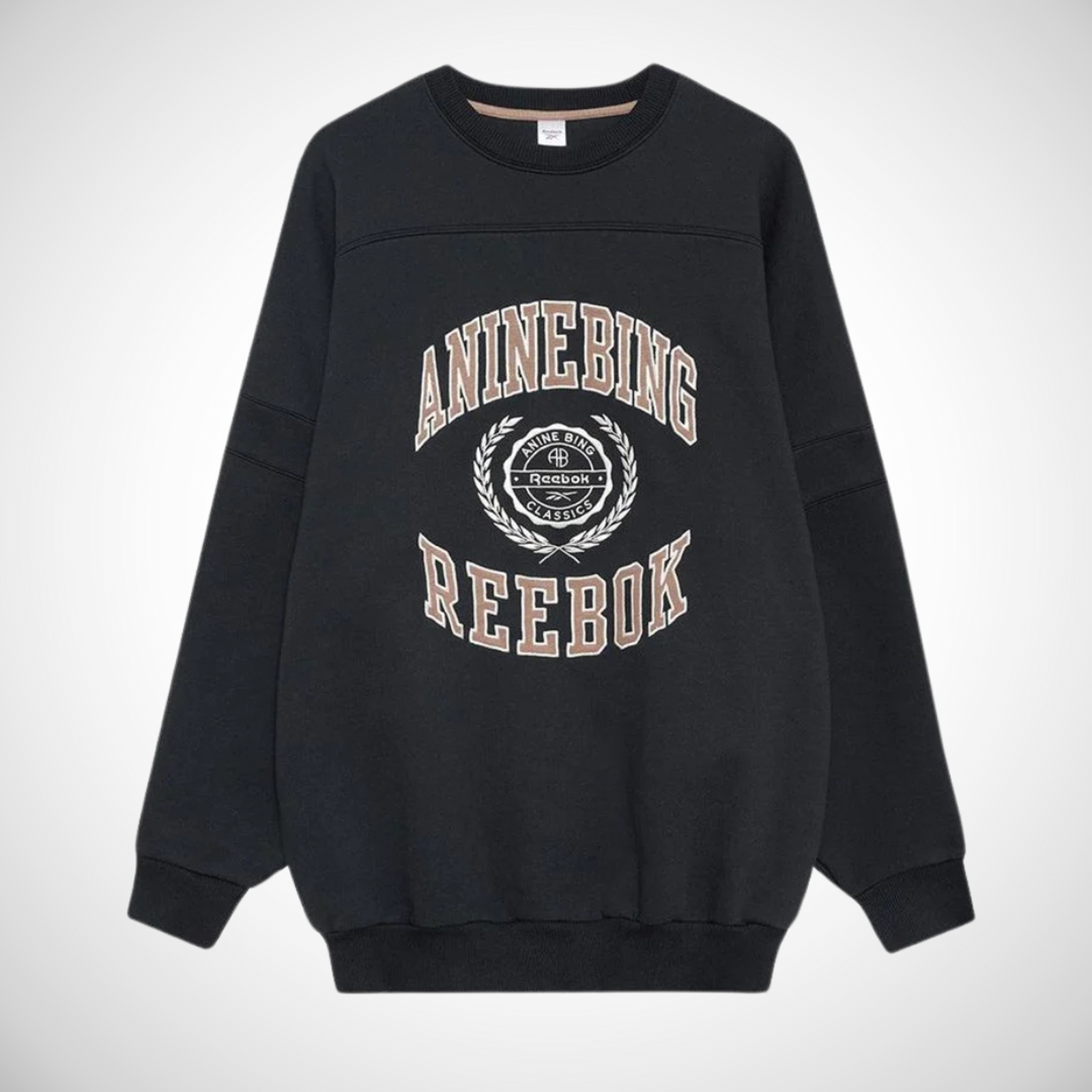 NWT Anine Bing x Reebok Oversized Sweatshirt | Black | Size Medium