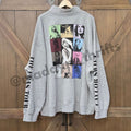 BRAND NEW Eras Tour II TTPD Gray Quarter Zip Sweatshirt Taylor Swift size XXL 3X