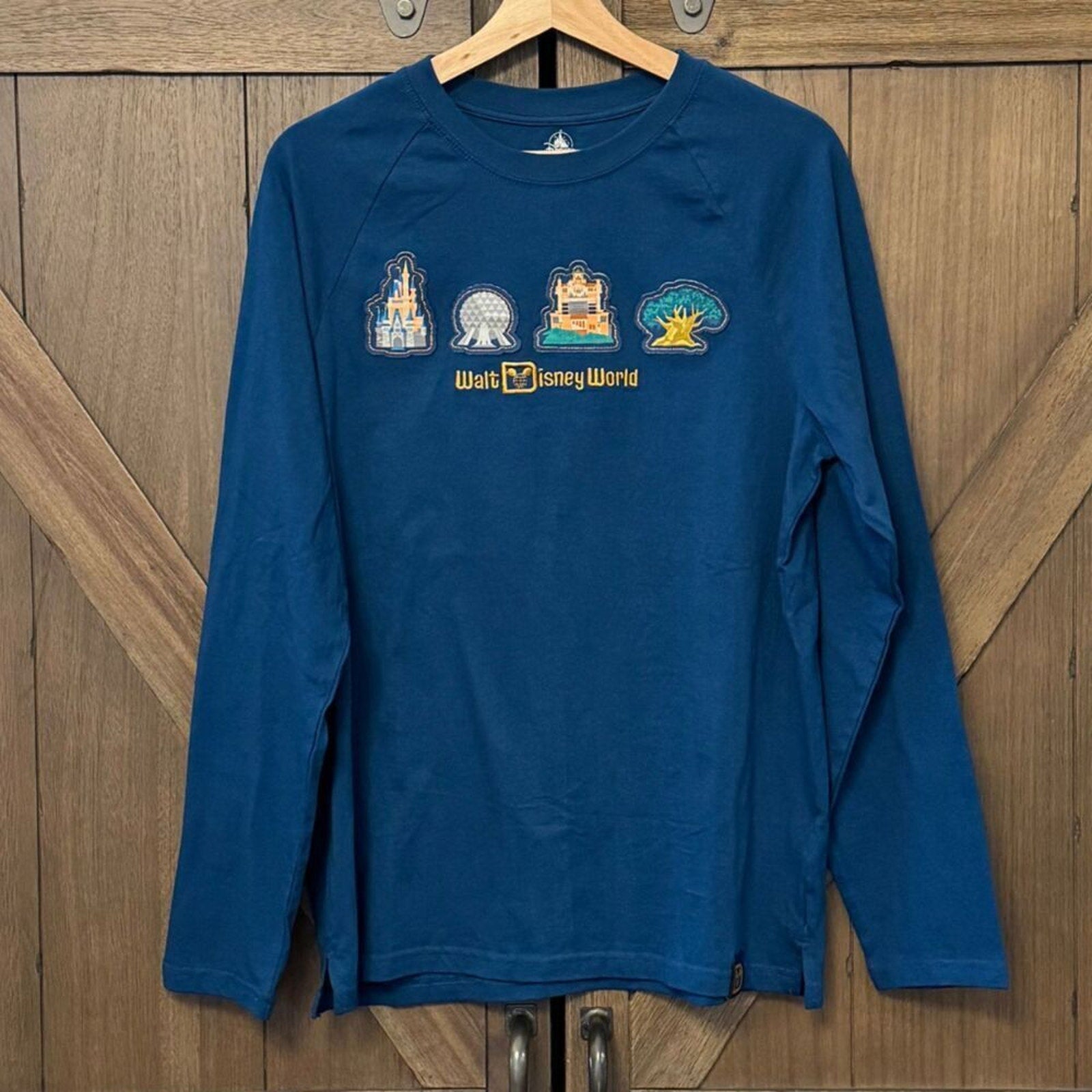 NEW Walt Disney World Park Icons Long Sleeve T-Shirt Disney Parks Merch Medium