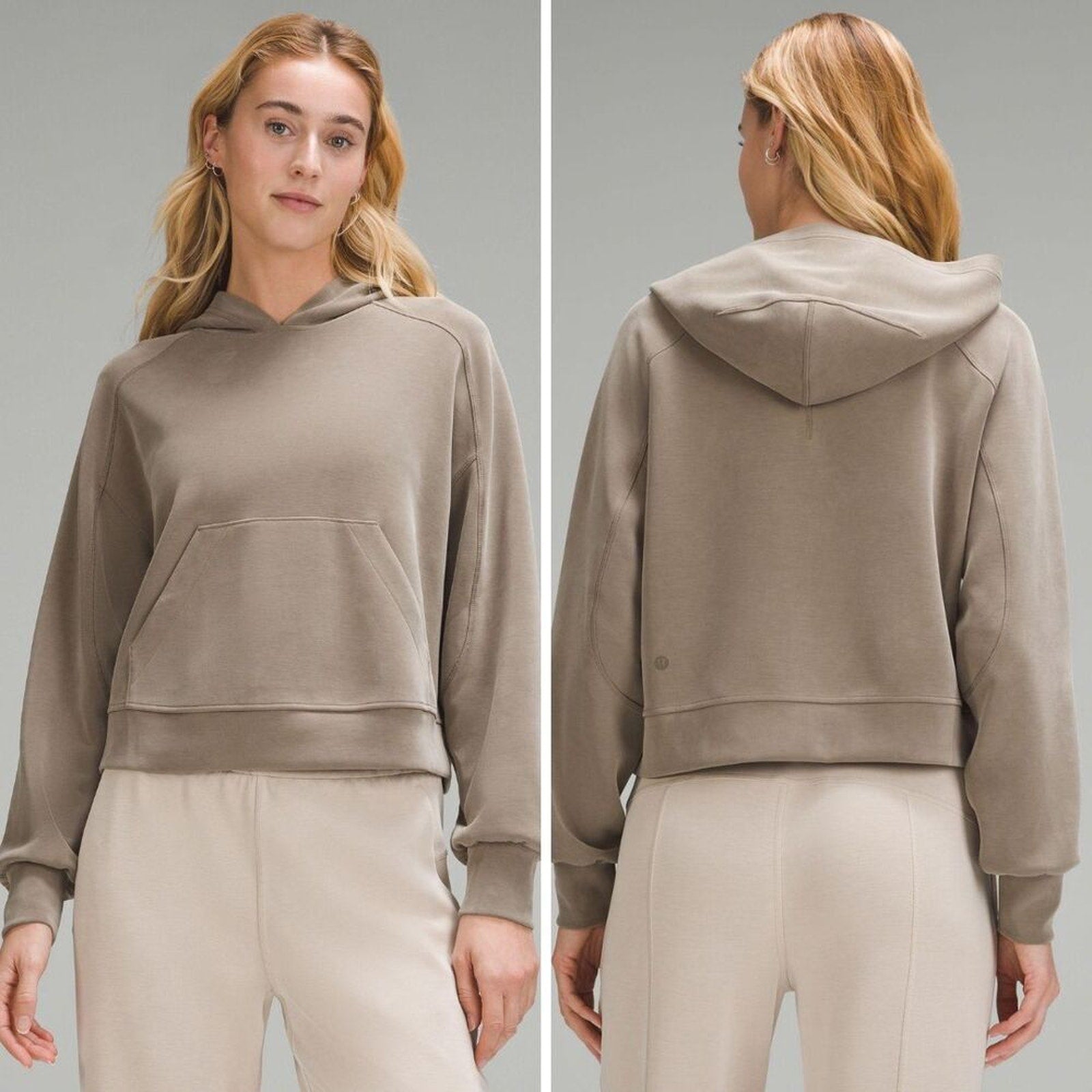 Lululemon Softstreme Hoodie Nomad Pullover Sweatshirt size 2