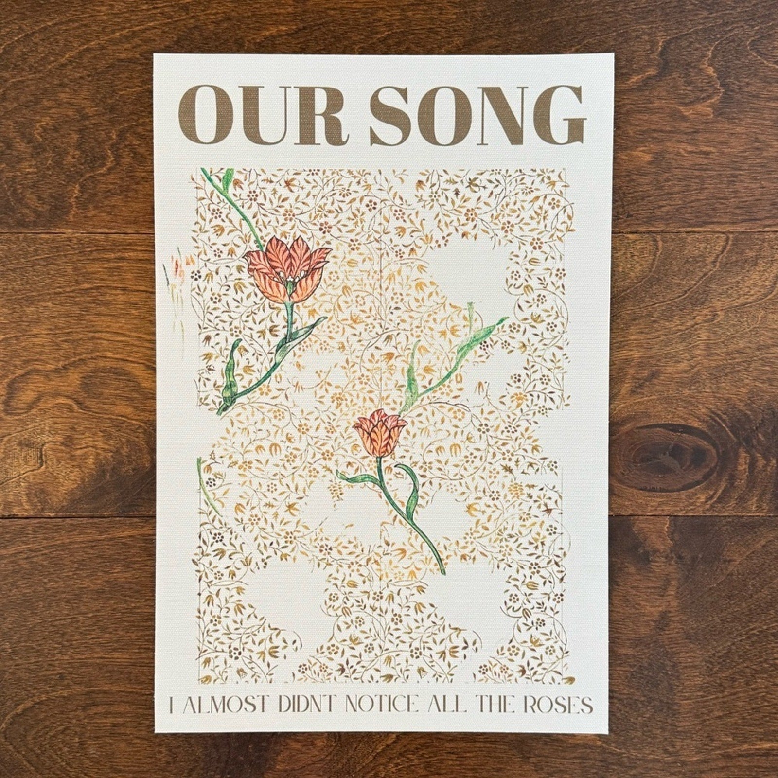 Taylor Swift Our Song Poster Debut Canvas Print