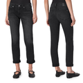NWT Rag & Bone Jeans Womens 28 Dre Cornelia Black Baggy Boyfriend Low-Rise Denim