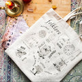 Folklore Themed Taylor Swift Canvas Tote Bag