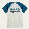 NEW Disney Parks Park Icons Raglan Tee size Large Walt Disney World Merch