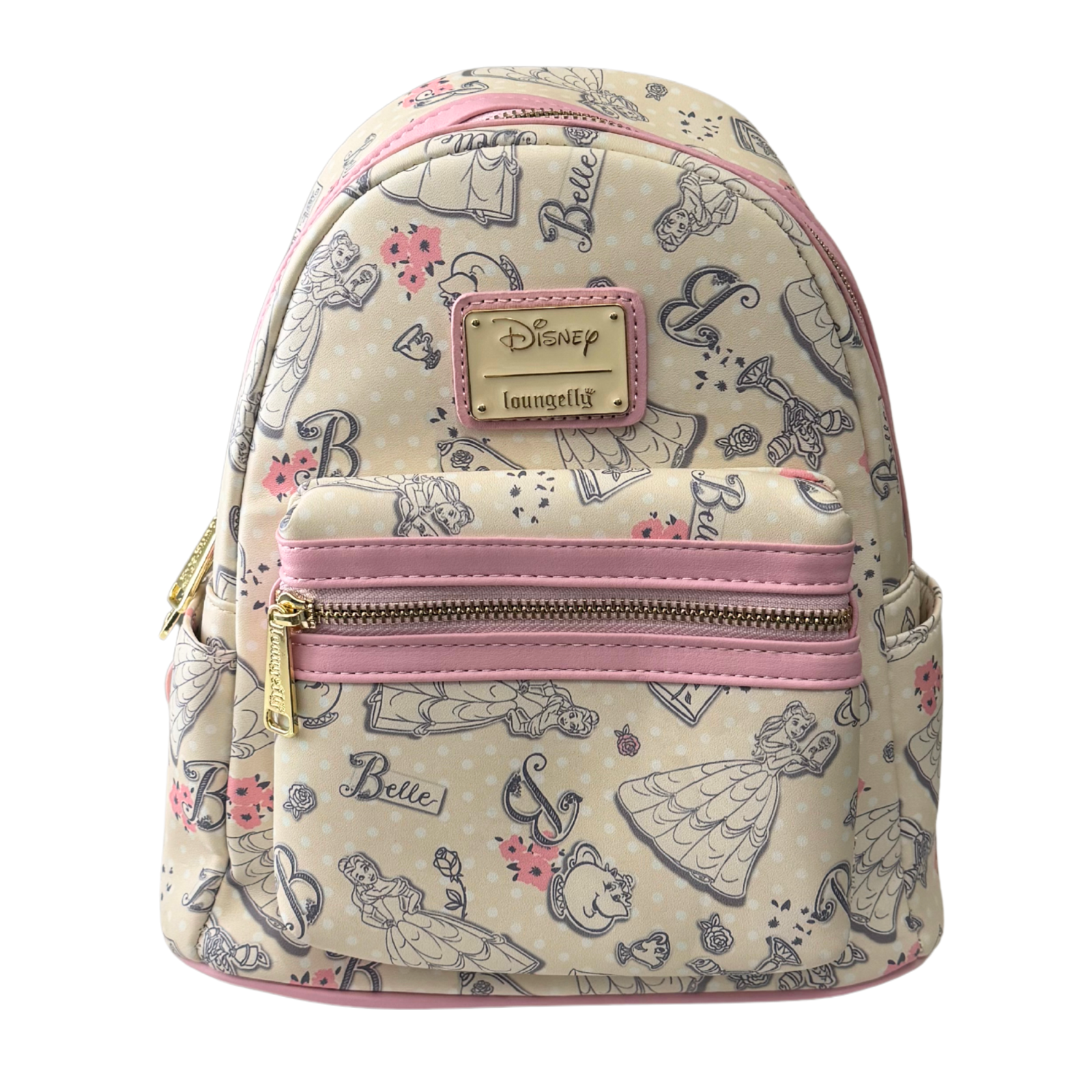 Loungefly DISNEY PARKS Beauty And The Beast Mini Backpack AUTHENTIC NWT