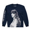 NEW Taylor Swift THE ERAS TOUR Navy Long Sleeve Photo Shirt Large OFFICIAL Blue