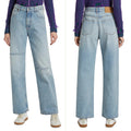 NWT MM6 Maison Margiela Slit Straight-Leg Blue Slash Jeans size 28