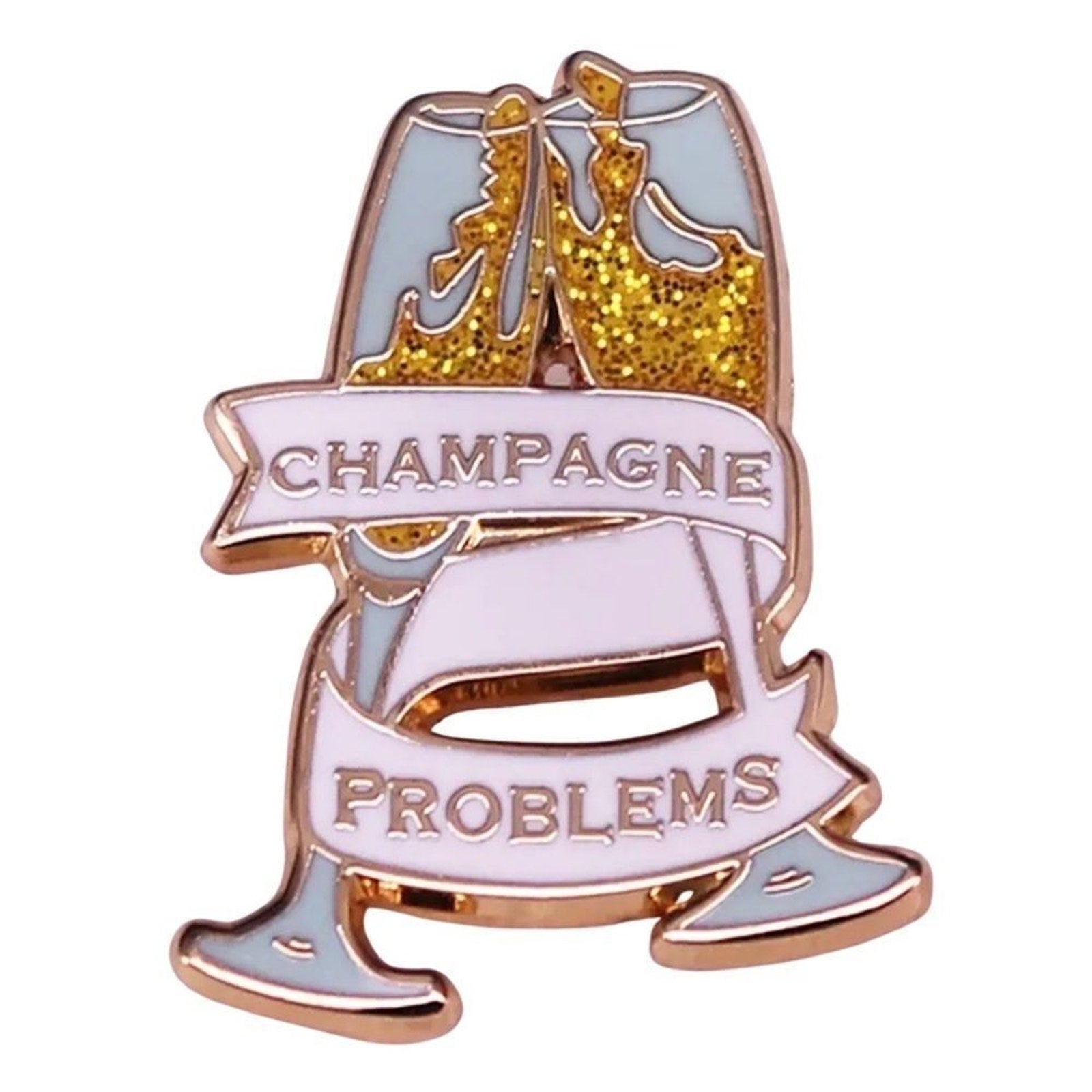 Champagne Problems Enamel Pin Taylor Swift Evermore Album