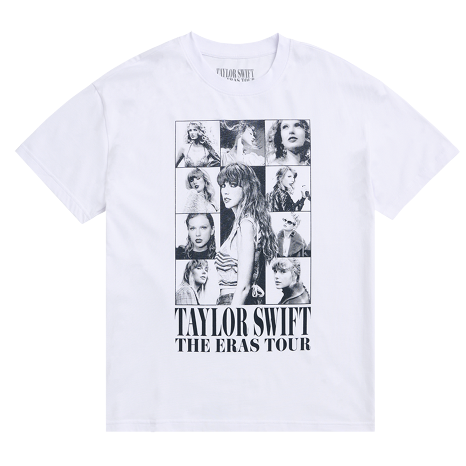 NEW Taylor Swift THE ERAS TOUR White Short Sleeve T-Shirt sz XL Official Tee
