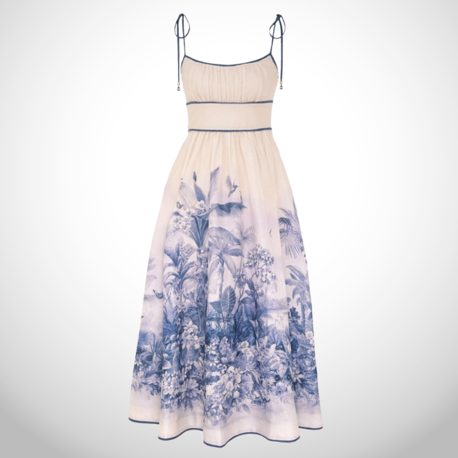 Copied - Zimmermann Wylie Picnic Midi Dress sz 1 / US 6 | Floral Resortwear Cottagecore