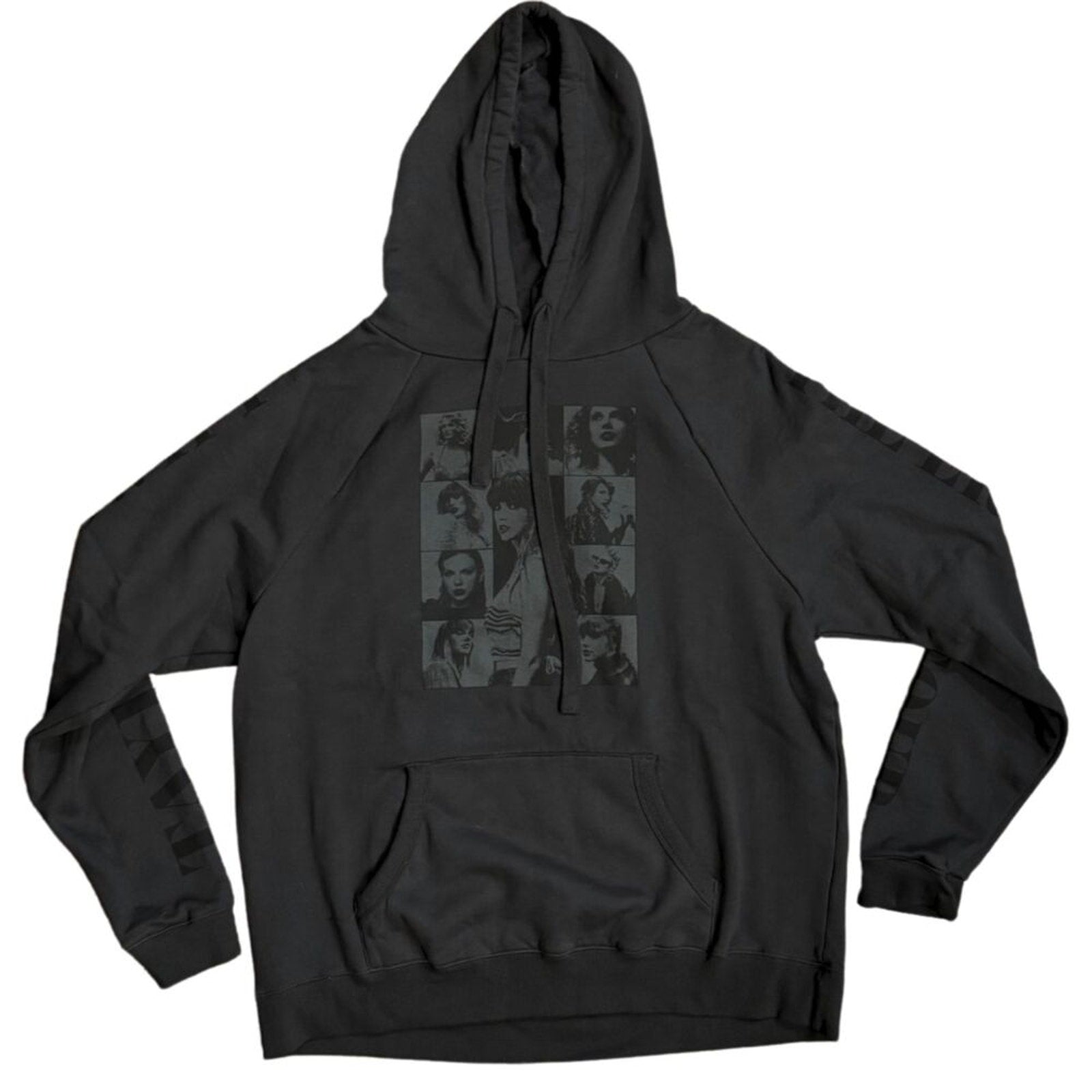 Taylor Swift The Eras Tour Through LA Black Hoodie NEW size Large