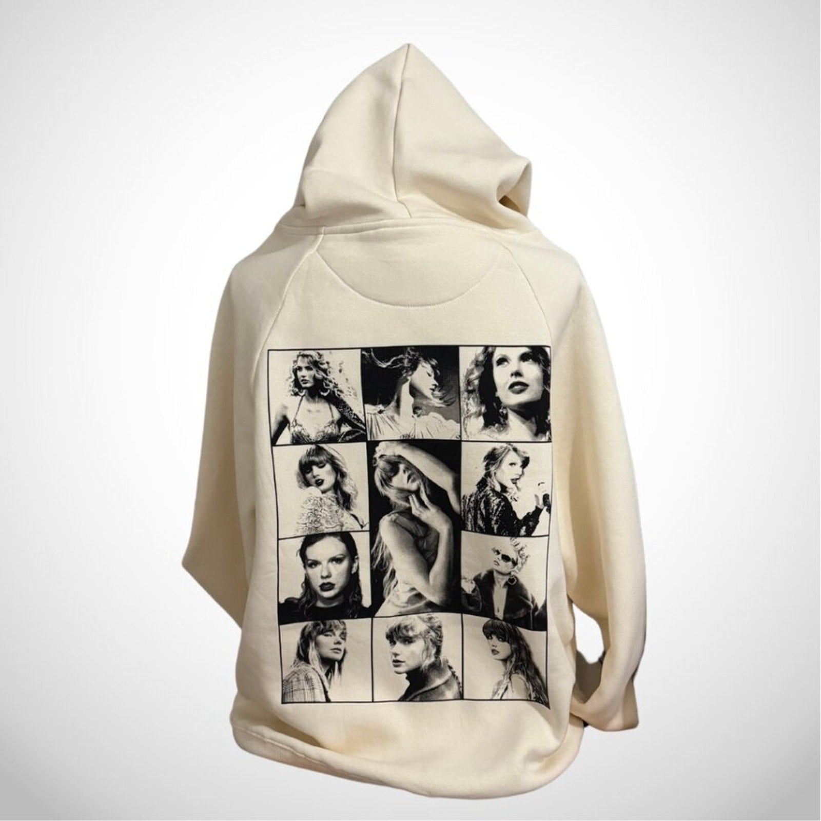 NEW Taylor Swift THE ERAS TOUR Beige Hoodie size XS RARE TTPD