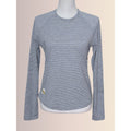 NEW Tracksmith Long Sleeve Running Top size Small Horizon Blue White Striped