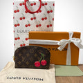 LOUIS VUITTON x Takashi Murakami M13766 Cosmetic Pouch PM LV x TM Cherry 2025