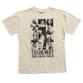 NEW Taylor Swift THE ERAS TOUR Through Vancouver Beige Short Sleeve T-Shirt Tee