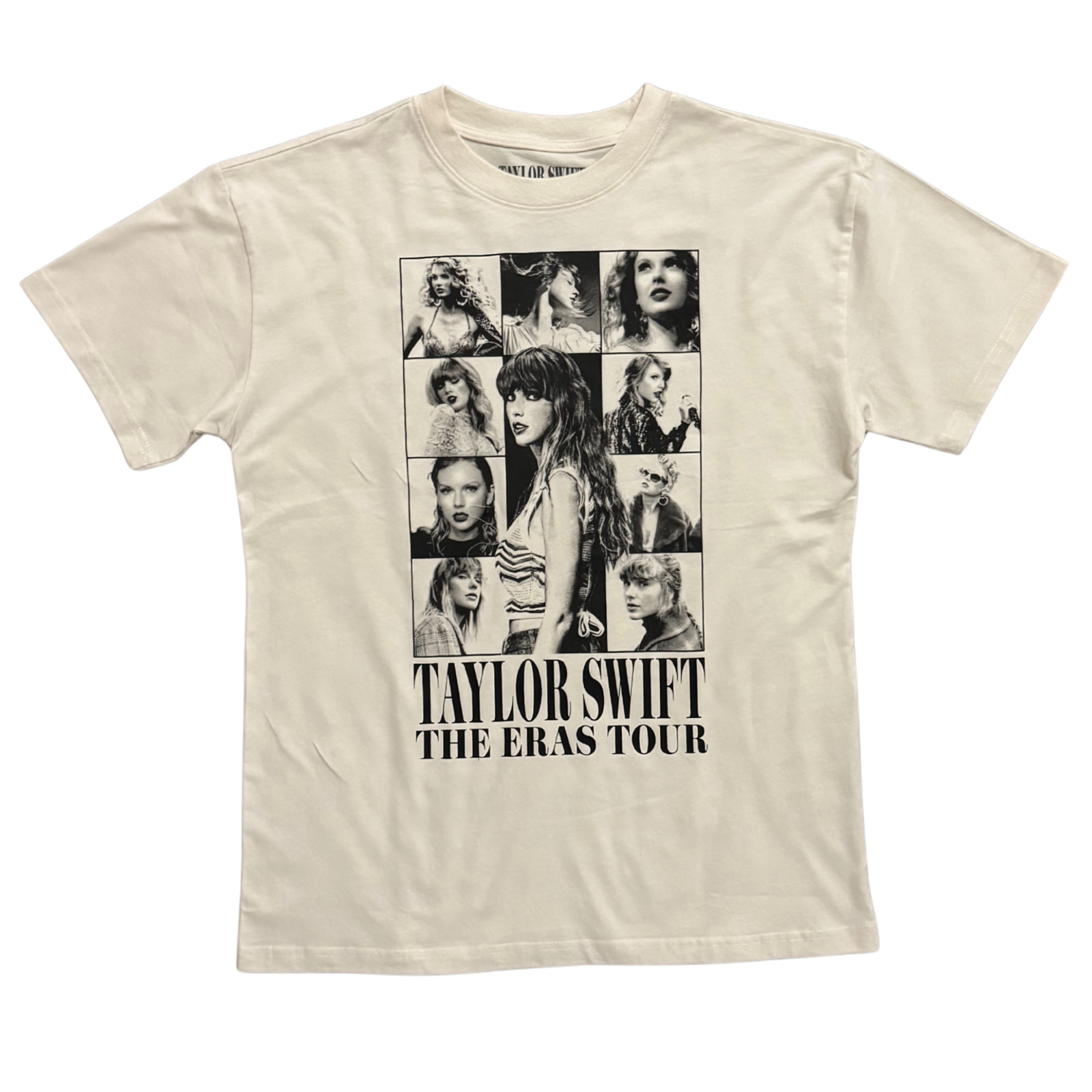 NEW Taylor Swift THE ERAS TOUR Through Vancouver Beige Short Sleeve T-Shirt Tee