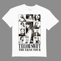 NEW The Eras Tour White Short Sleeve T-Shirt Taylor Swift Official Merch Swiftie